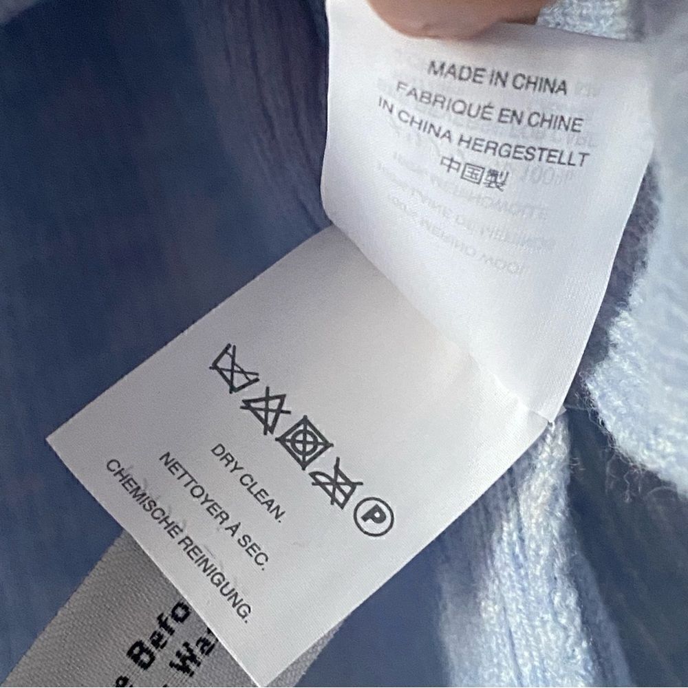 J. Crew Tiered blue merino wool top - Picture 10 of 13